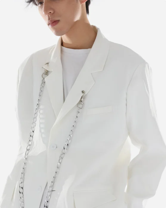 White Brisk Men's Casual Shirt 