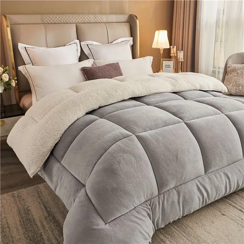 Super Thermal Three-Layer Duvet Cover - Grey